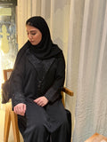 Elegant practical abaya with amazing lace
